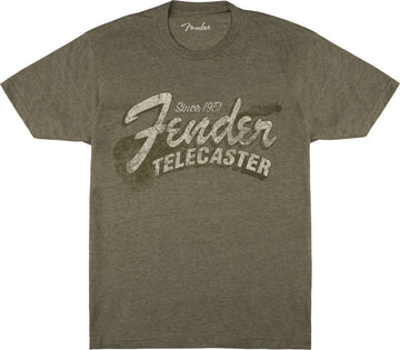 "L" Since 1951 Telecaster T-Shirt Military Heather Green