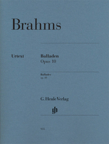 Brahms J. - Ballades Op.10 - Piano