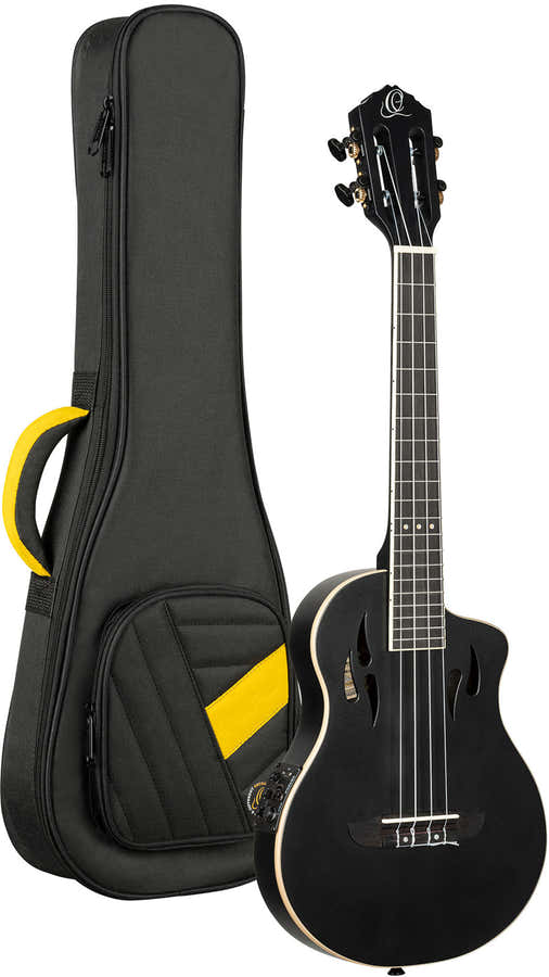 Ukulele Tenor Touplayer Noir Mat