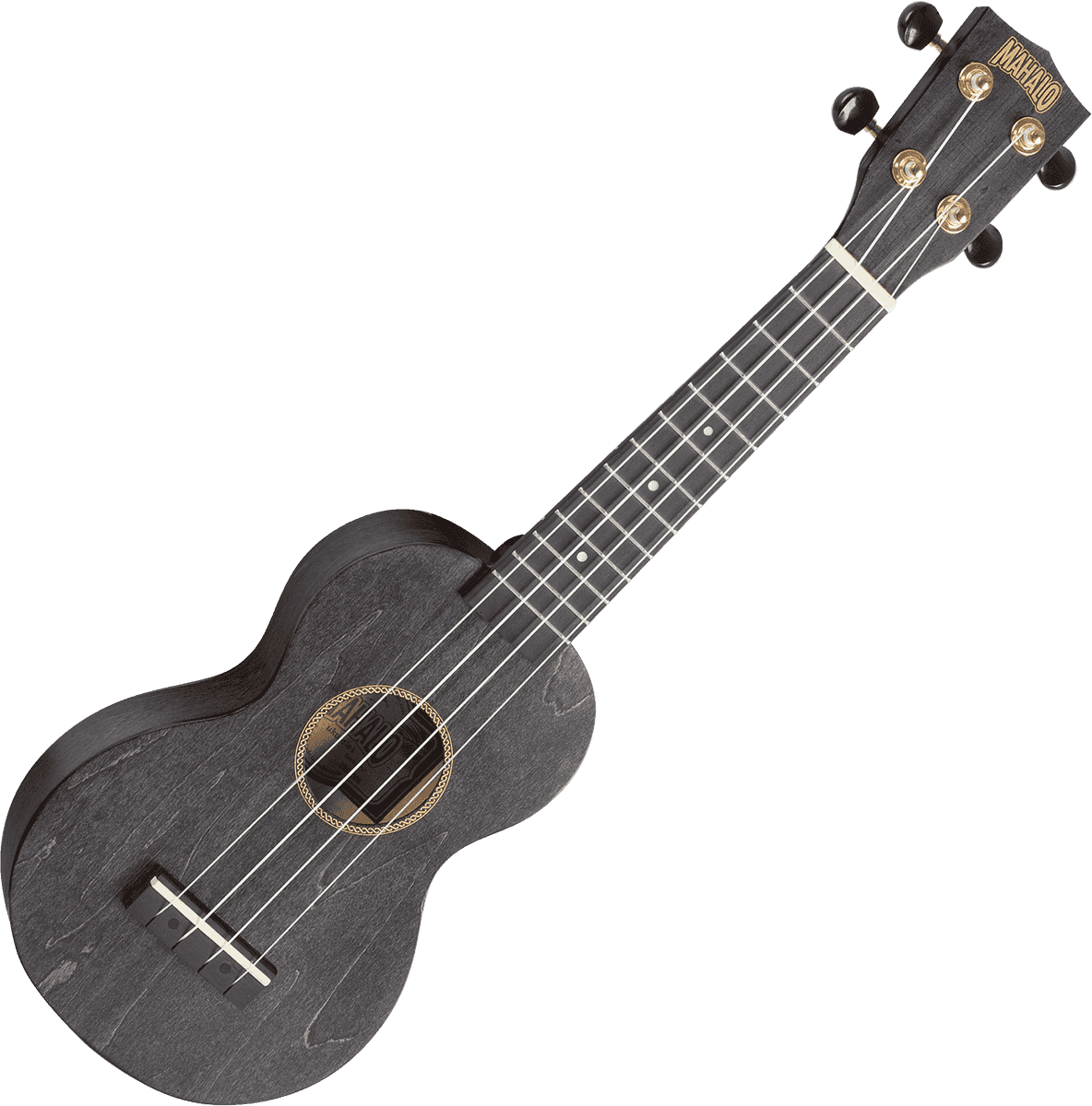 Ukulélé Soprano Slim Noir Satin + Housse