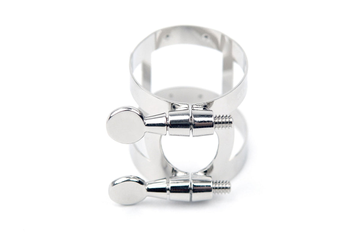 Ligature et Couvre-bec Saxophone Alto Nickel