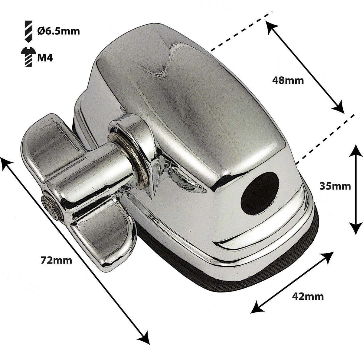 TB1 - Coquille Support Tom/tom Basse 9.5-10.5mm - 48mm (X1)
