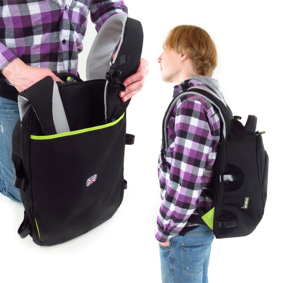 UA-03-BK URBAN LARGE FUSE-ON BAG BLACK