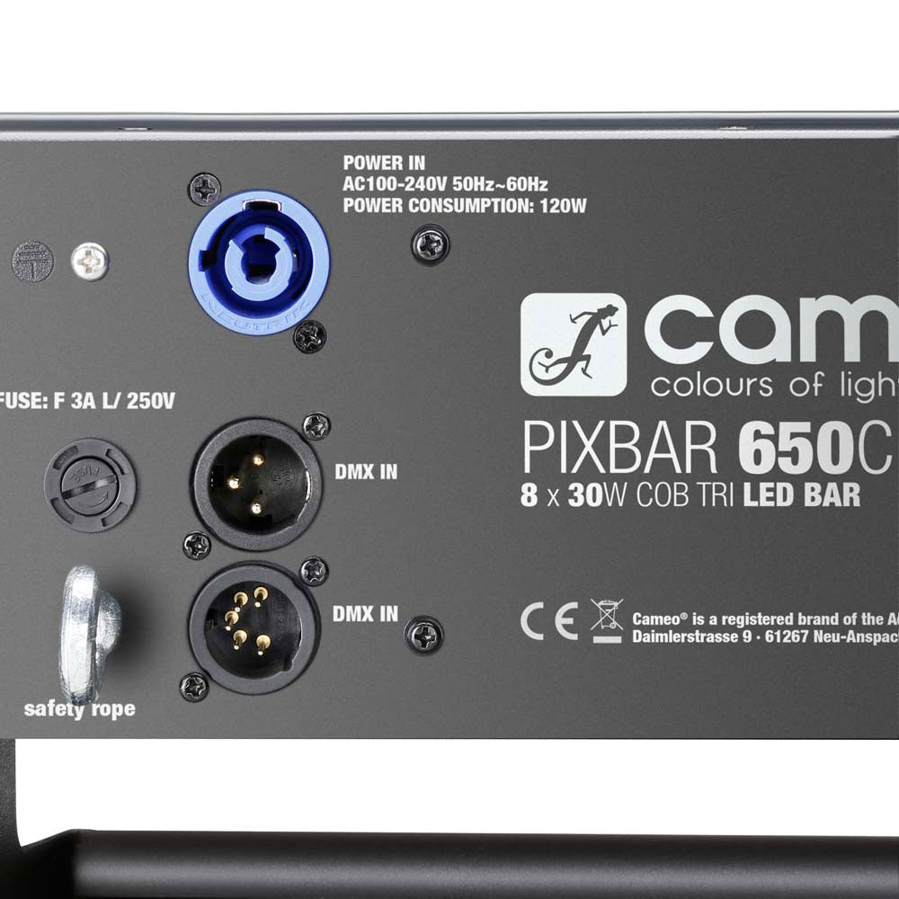 Pixbar 650 Cpro - Barre LED Professionnelle 8 LEDs Cob 30 W