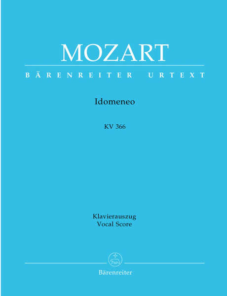Mozart W.a. - Idomeneo KV 366 - Vocal Score