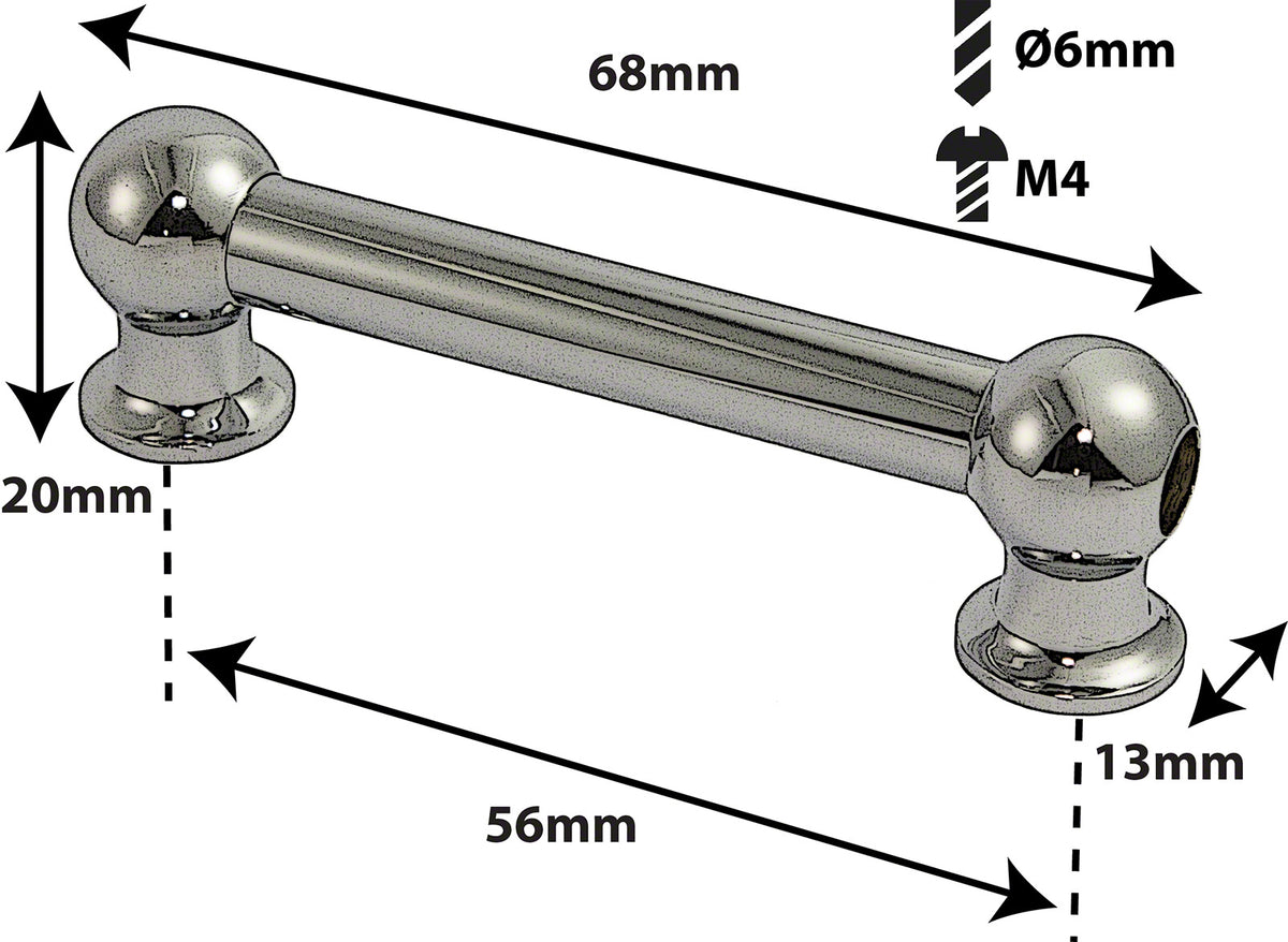 TL1D56 - Coquille Tube - 56mm - Double Tirant (X1)