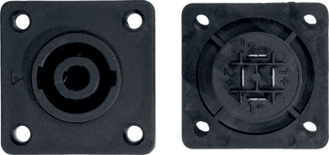 Embase Speakon 4 Points - Lot de 2