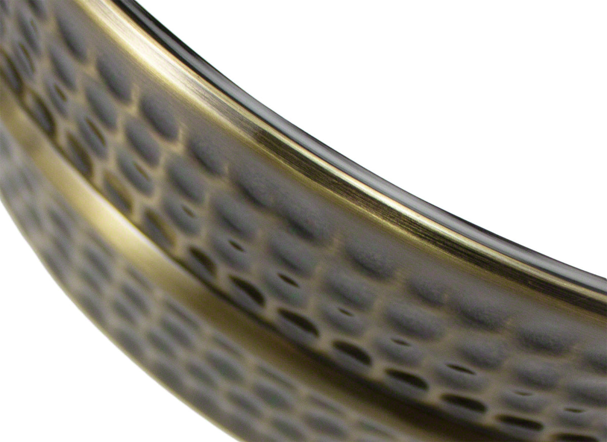 14X4 Fût Laiton Martelé Nickel Noir (brass)