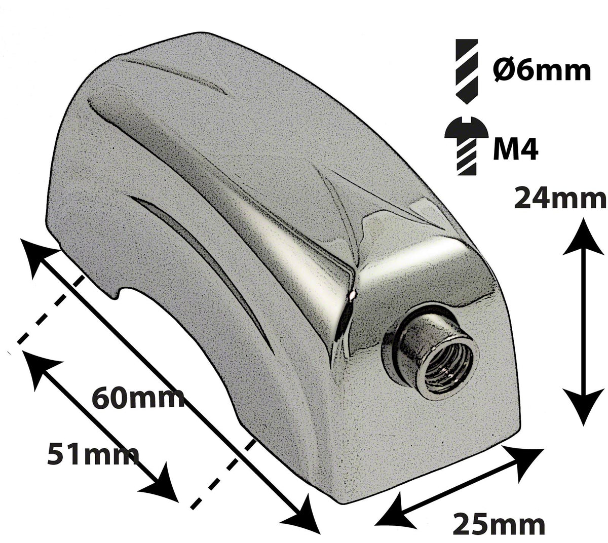 L19SD - Coquille Caisse Claire - 51mm (X1)