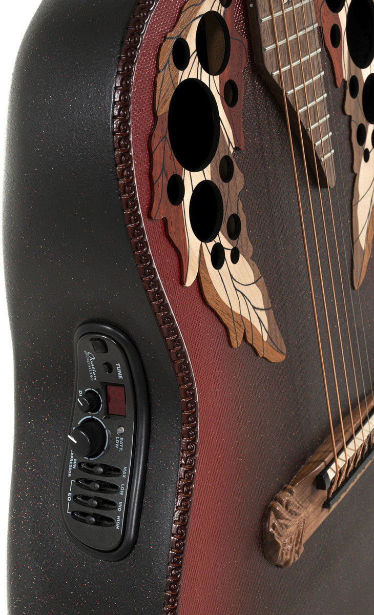 1687GT Deep Non-Cutaway Reverse Red Burst 1687GT-2-G
