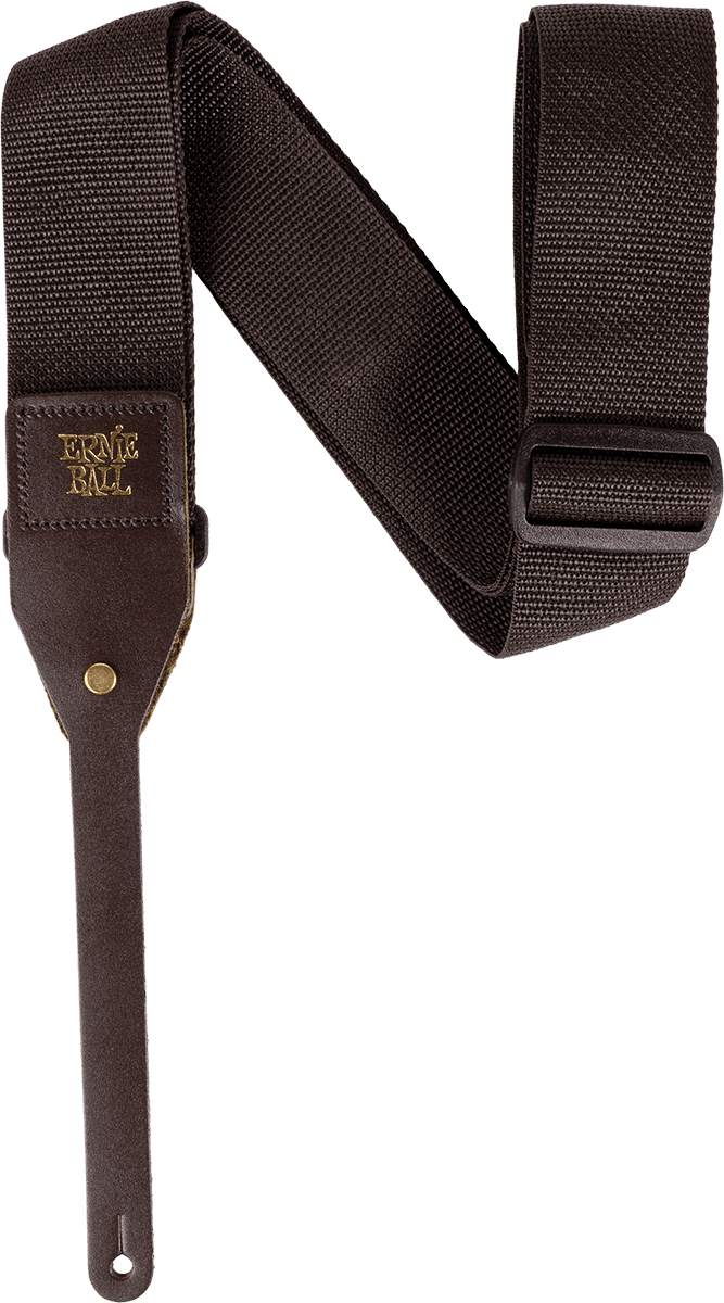 Sangle Polypro Marron pour Guitare Acoustique