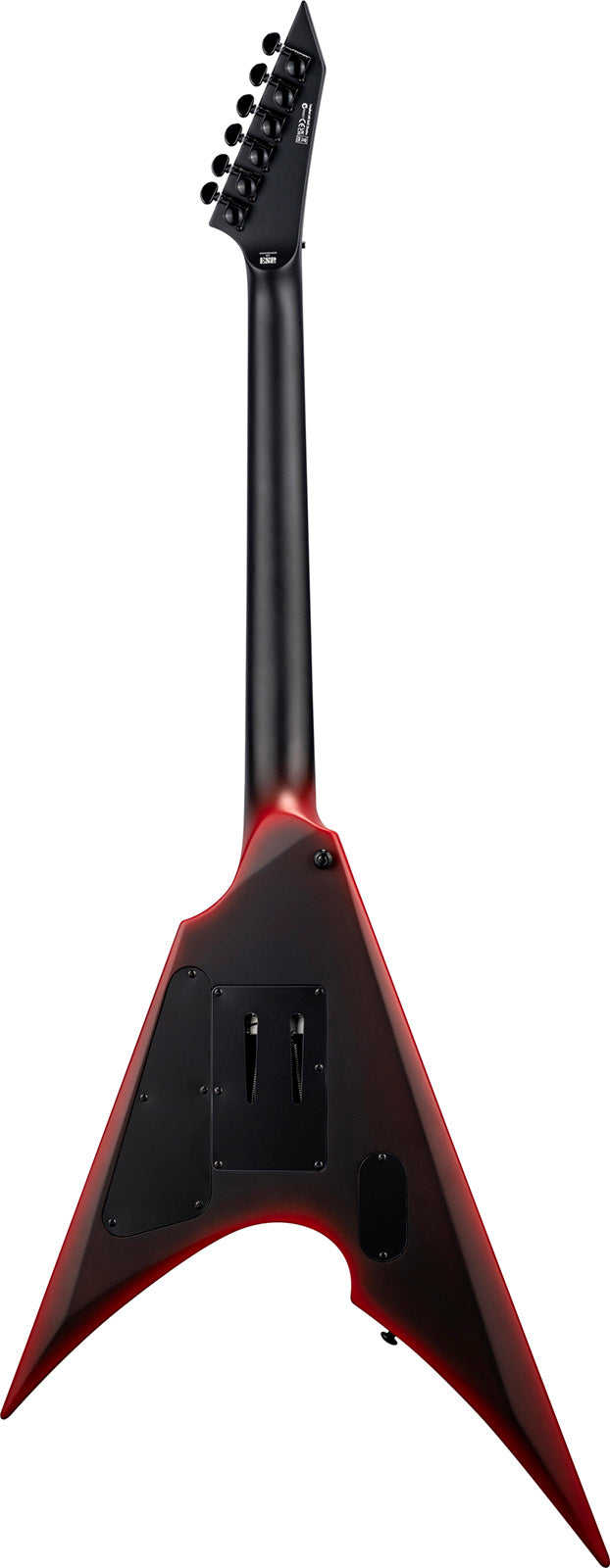 Arrow Black Metal Black Red Burst Satin
