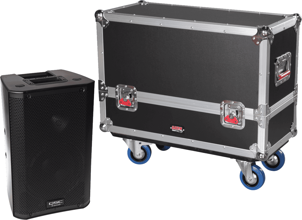 Bois G-tour Pour Deux Enceintes QSC K8