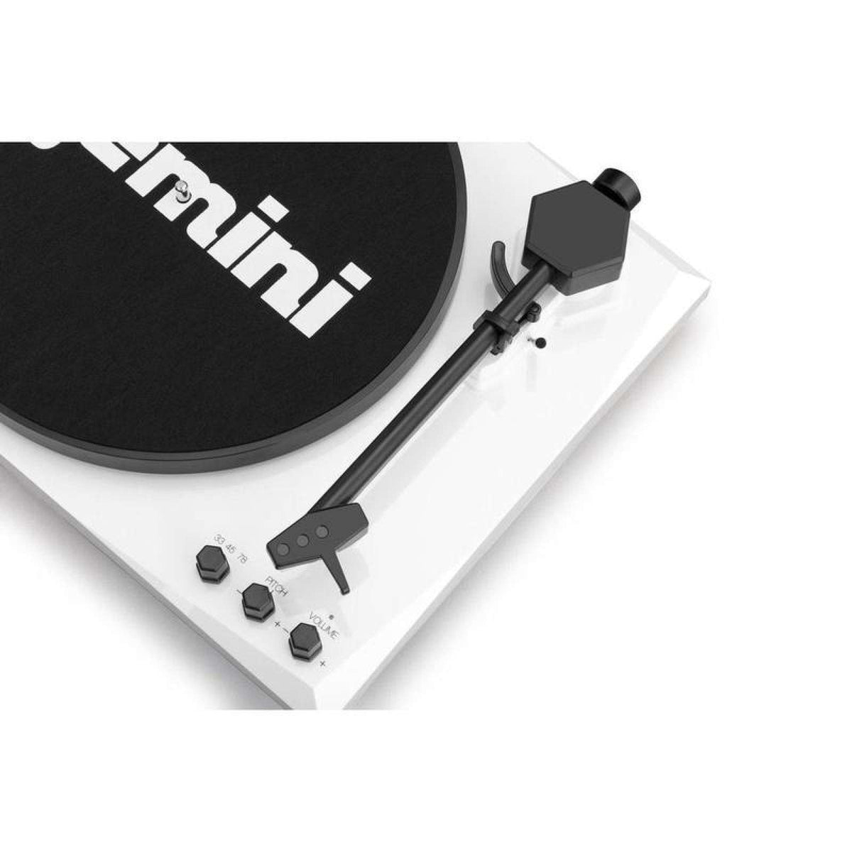 TT-900BW - Systeme Tourne Disque Amplifie Blanc