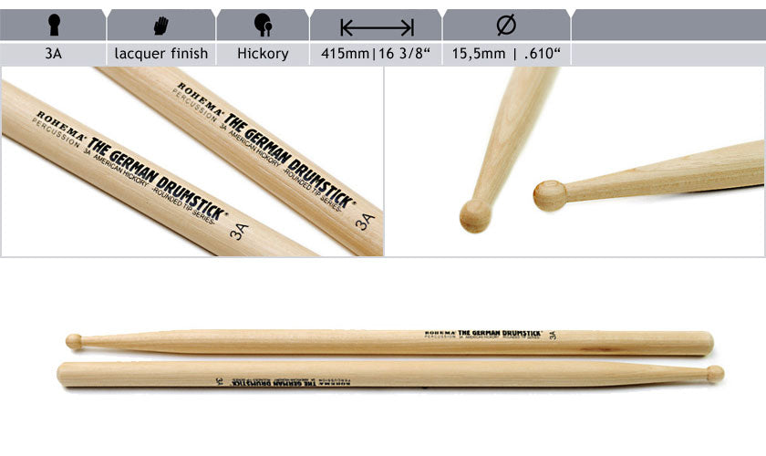 Rounded Tip - 3a Hickory