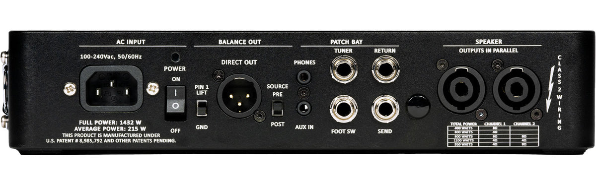 LEGACY 1200 BASS AMP HEAD