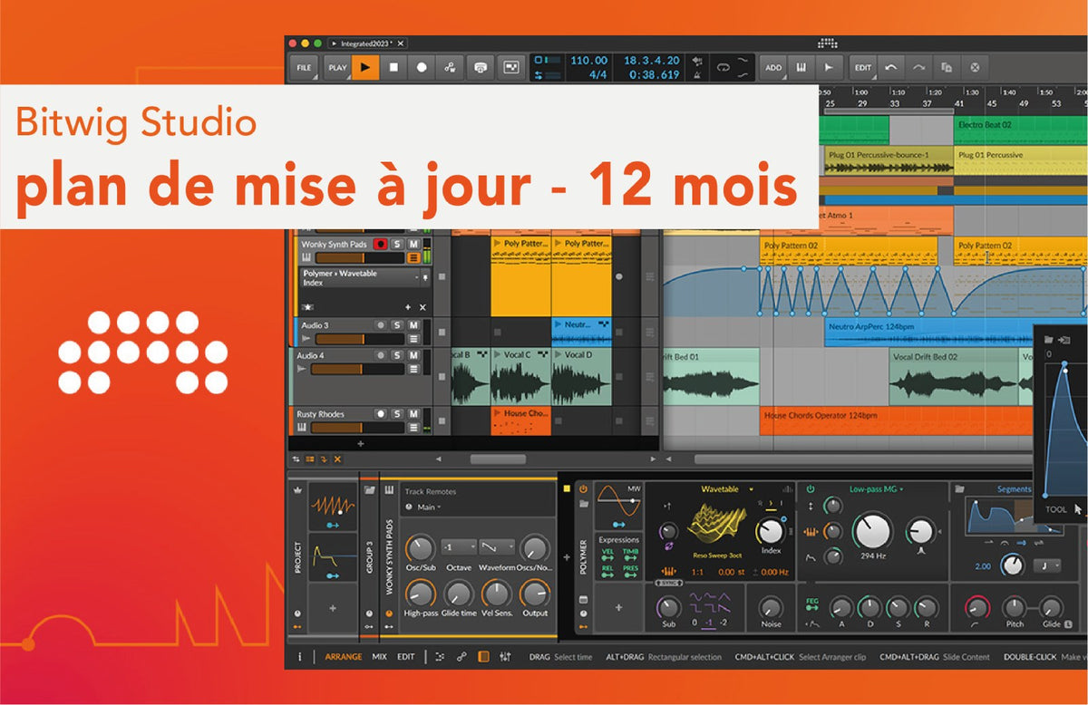 Autres logiciels studio Bitwig