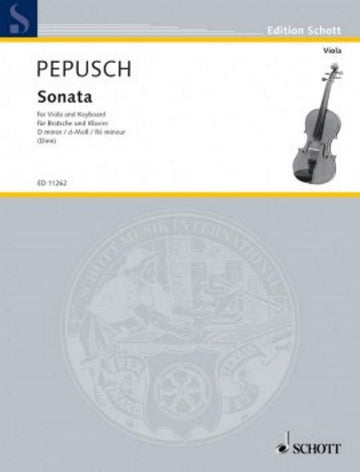 Pepusch J.C. - Sonata D-moll - Alto & Piano
