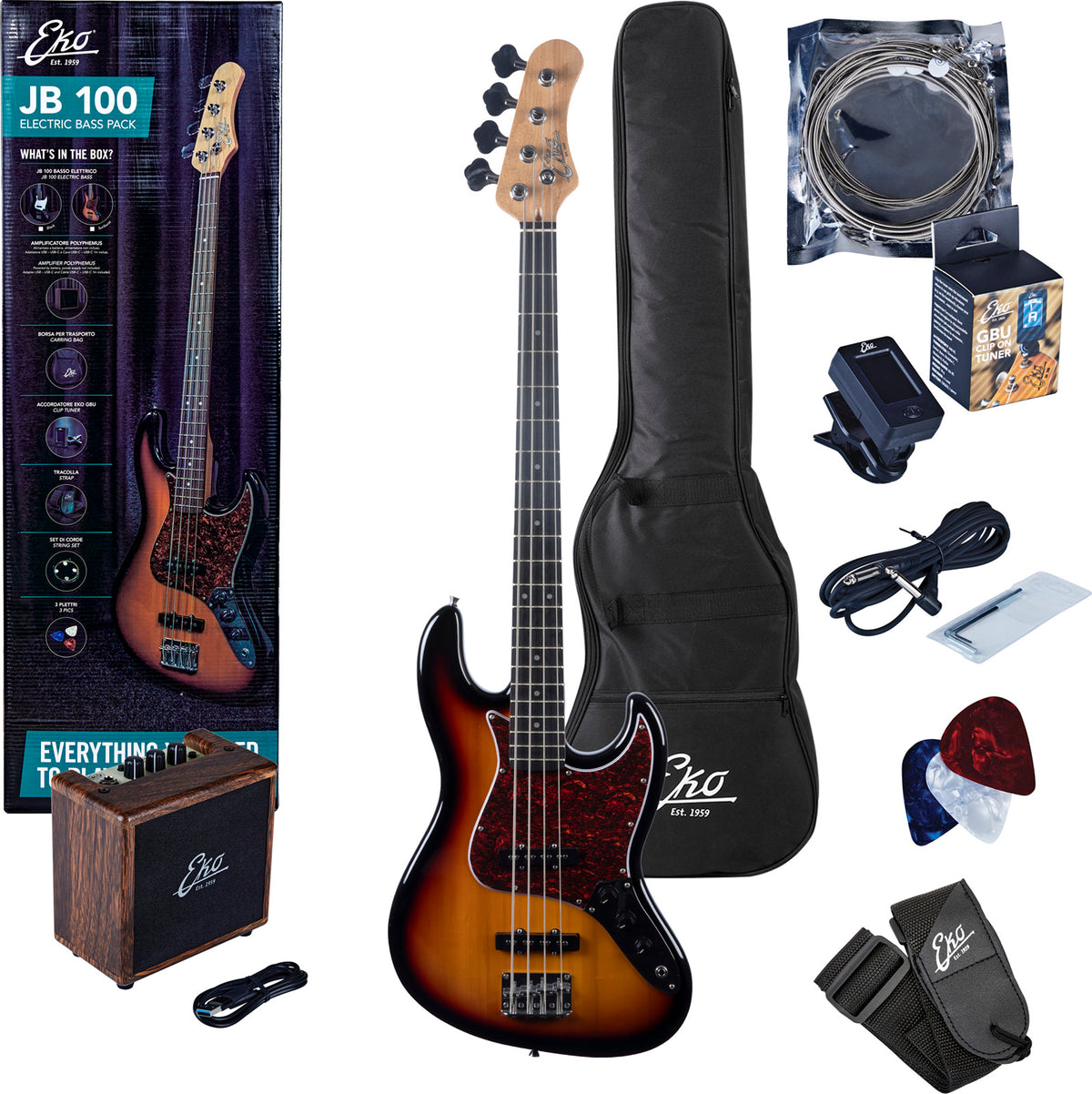 Pack JB 100 Sunburst