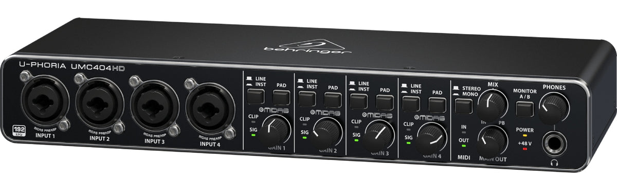 Interfaces audio USB Behringer