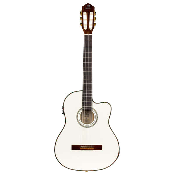Ortega Rce145 Spruce Slim Neck White