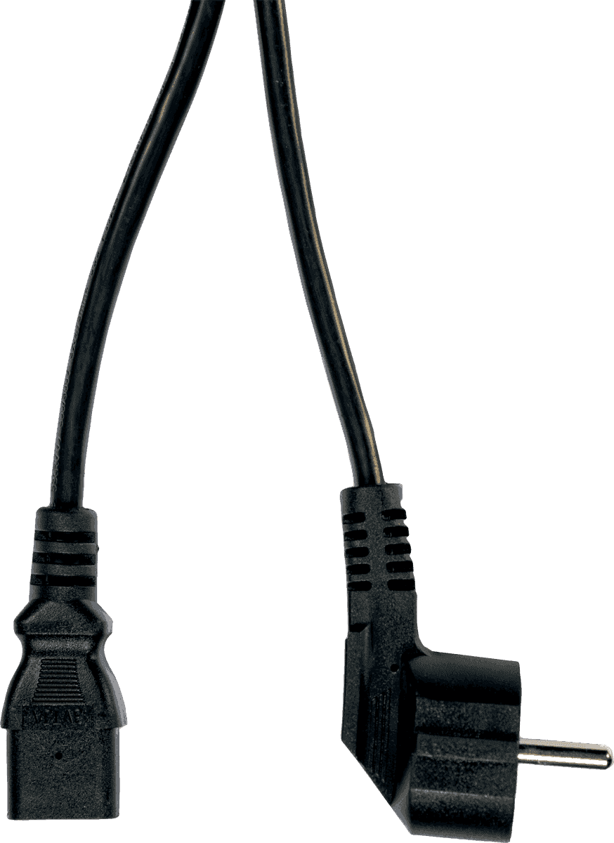 Yellow Cable Cordon Secteur + Terre Type Schuko