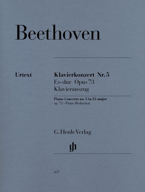 Beethoven L.V. - Concerto For Piano And Orchestra No. 5 E Flat Major Op. 73