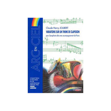 Joubert - Variations Sur Un Theme De Clapisson - Saxophone Alto et Piano