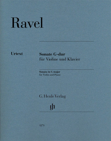 Ravel - Sonate G-dur - Violon et Piano