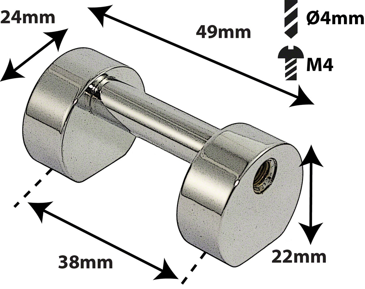 Coquille Tube Grosse Caisse - 38mm - Mono Tirant (X1)