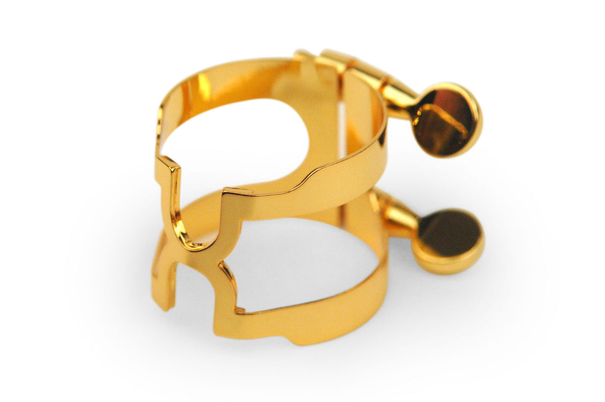 Ligature H et COUVRE-bec Saxophone Baryton Dor