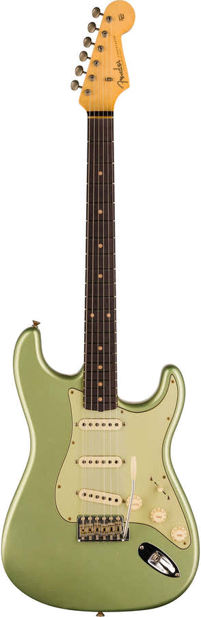 CS Stratocaster 59 Journeyman Relic Faded Aged Sage Green Metallic