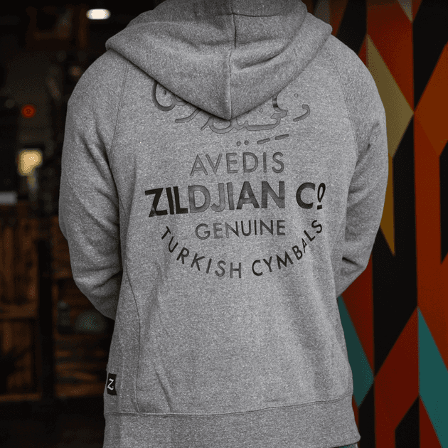 "L" Veste À Capuche Zildjian Grise