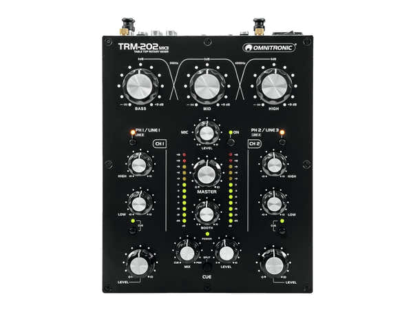 OMNITRONIC DJ TRM-202MK3 - Mixeur Rotatif 2 Voies