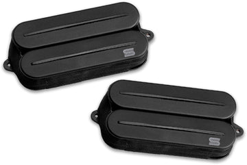 Humbucker Black Jupiter Rails, Signature Wes Hauch, kit, noir
