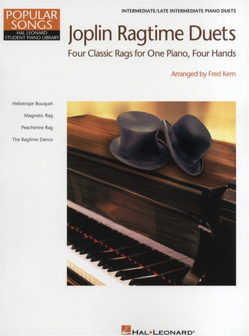 HAL LEONARD STUDENT PIANO LIBRARY - JOPLIN RAGTIME DUETS - PIANO DUET