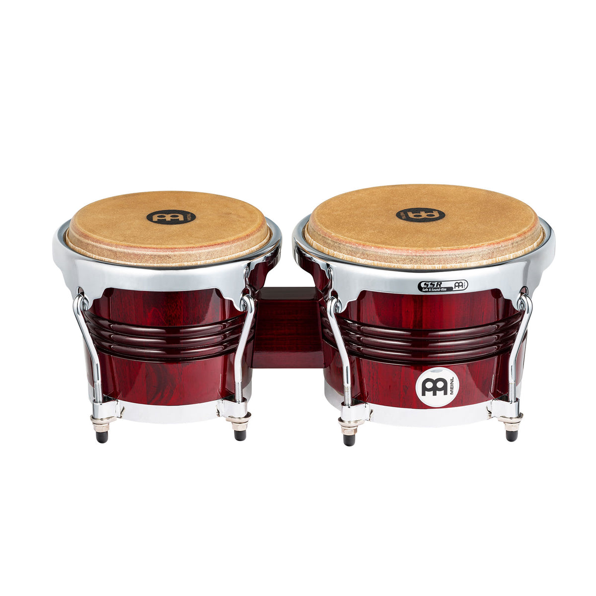 WB200WRP-CH - Marathon Exclusive Serie Bongo 6 3/4" Macho & 8" Hembra - Wine Red