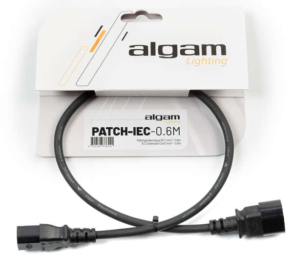 Algam Lighting Rallonge d'alimentation IEC - 60 CM