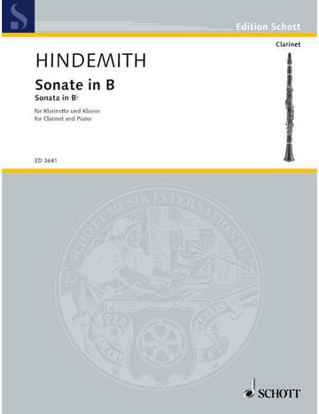 Hindemith - Sonata In BB - Clarinette In BB et Piano