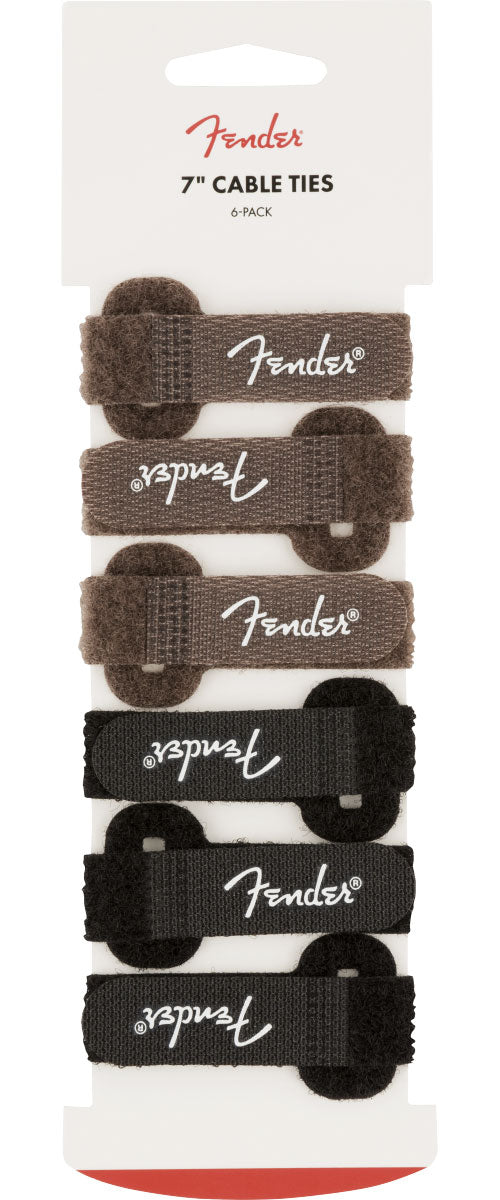 18cm Fender Cable Ties Black And Brown
