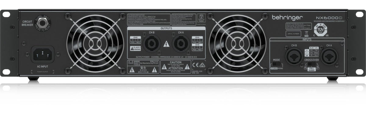 NX6000 - Ampli Stereo 3 000 Watts