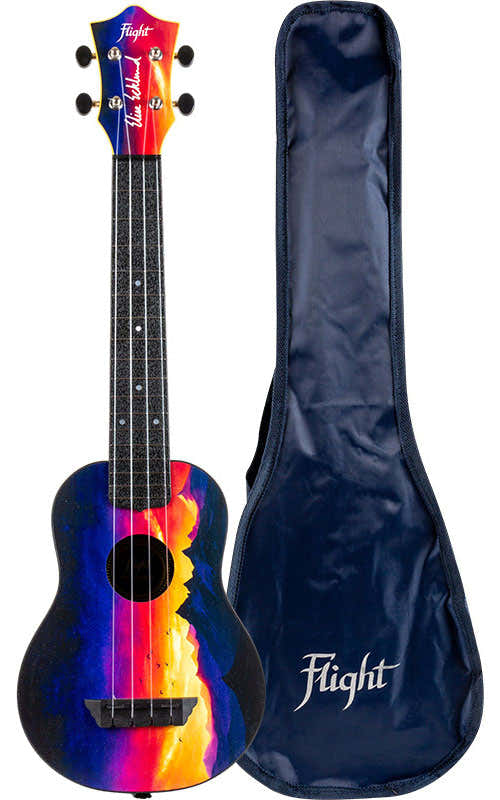 TUSLEE Elise Ecklund Long Neck Travel Ukulele