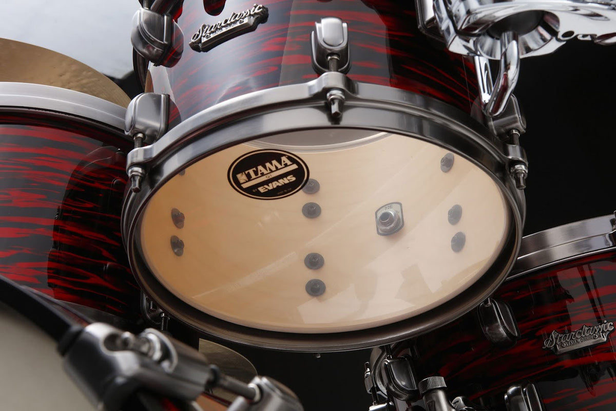 Starclassic Maple Stage 22 Smoked Black Nickel / Red Oyster