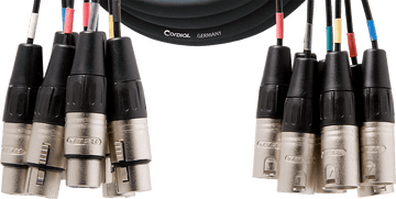 Multipaire 8 XLR Mâle/femelle 3 M