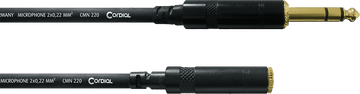 Câble Audio Stéréo Jack Mâle/minijack Femelle 3 M