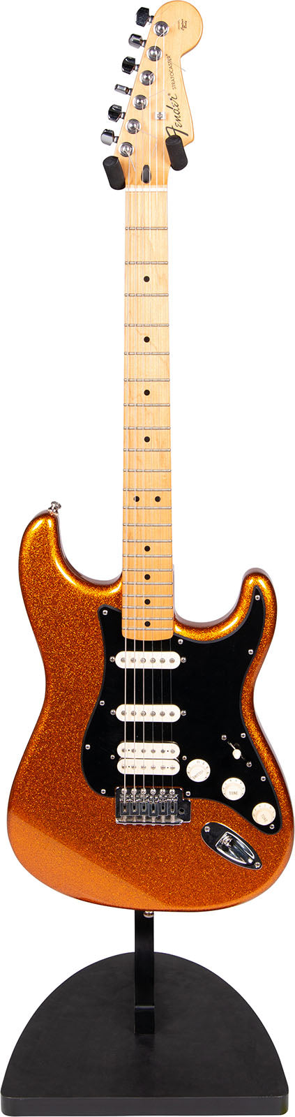 Stand Guitare Suspendu Bois Noir