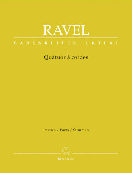 Ravel Maurice - Quatuor A Cordes - Parties Separees