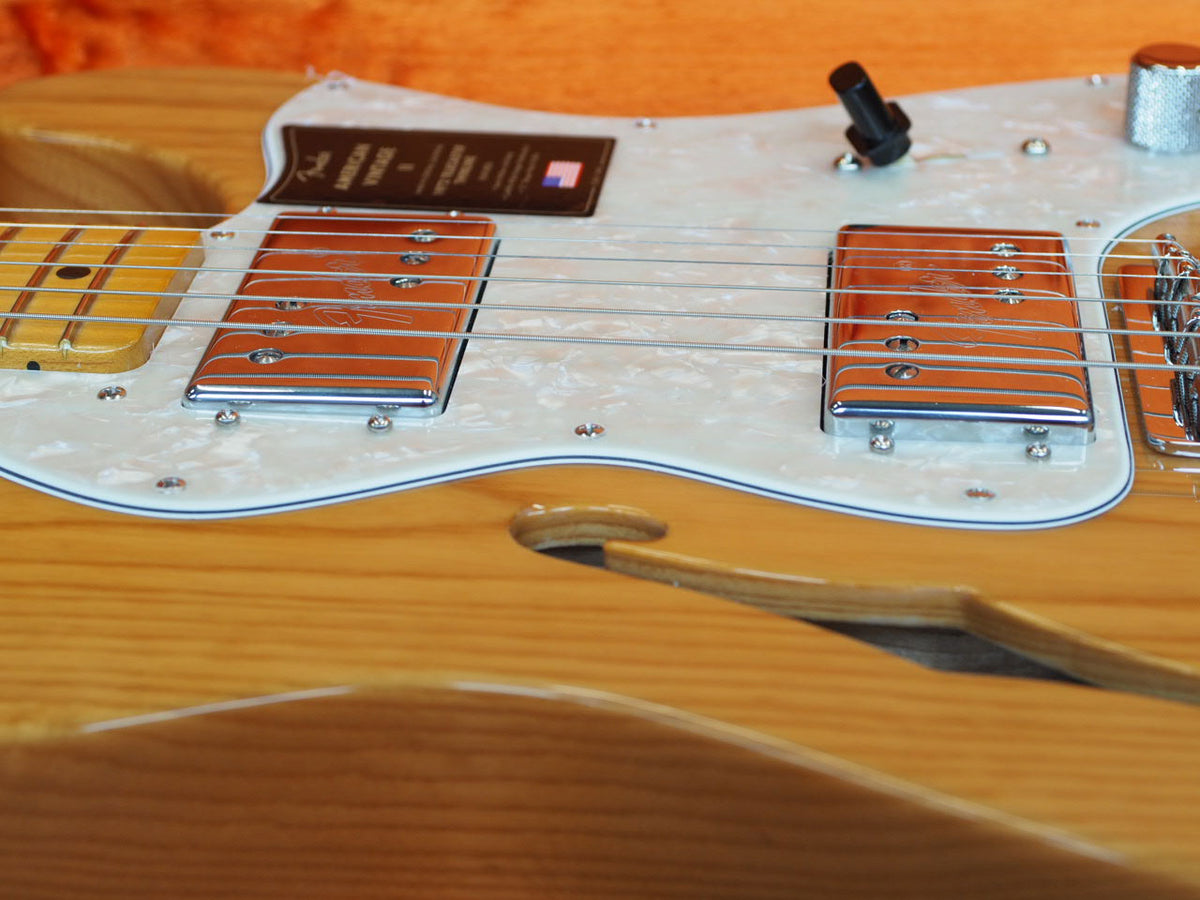 Telecaster 1972 Thinline American Vintage II MN Aged Natural - STOCK B