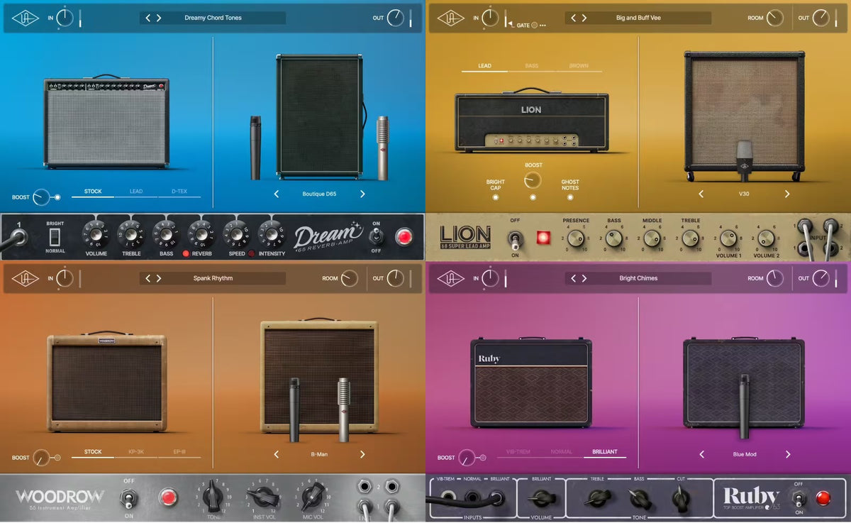 Universal Audio UAD Guitar Amp Bundle
