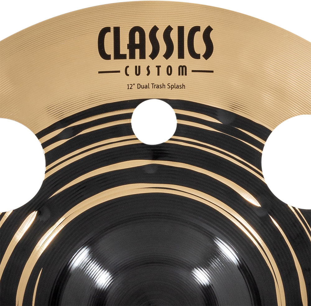 Classics Custom Dual 12" Trash Splash - CC12dutrs